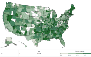 USA Map - highest drug use